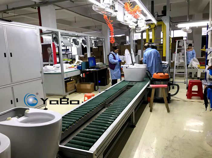 Smart toilet assembly line