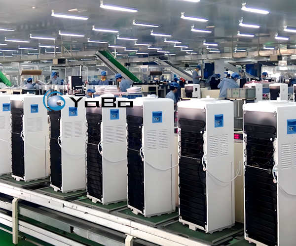 Water dispenser assembly line